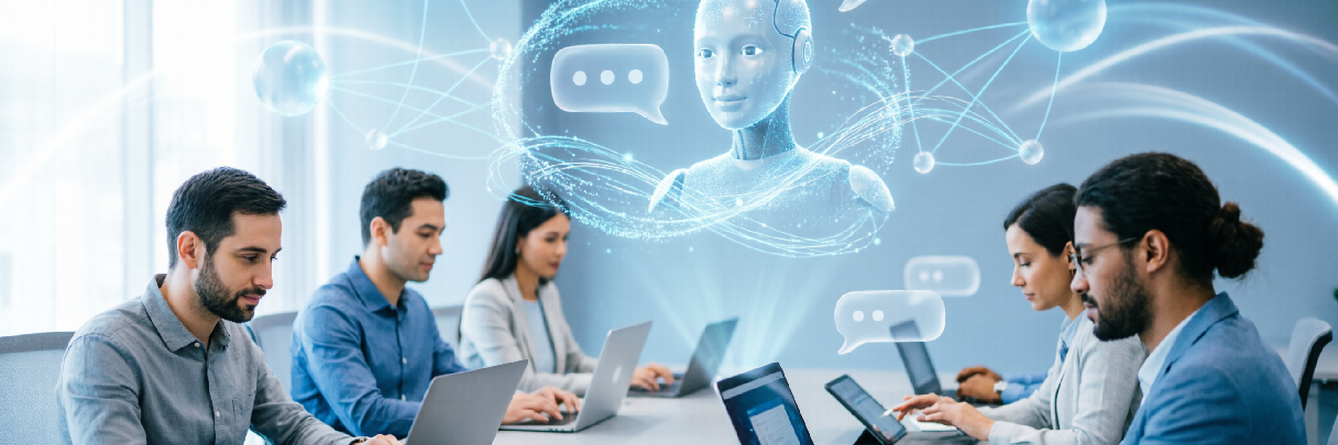 AI Chatbot Assisting Businesses with Automated Customer Communication