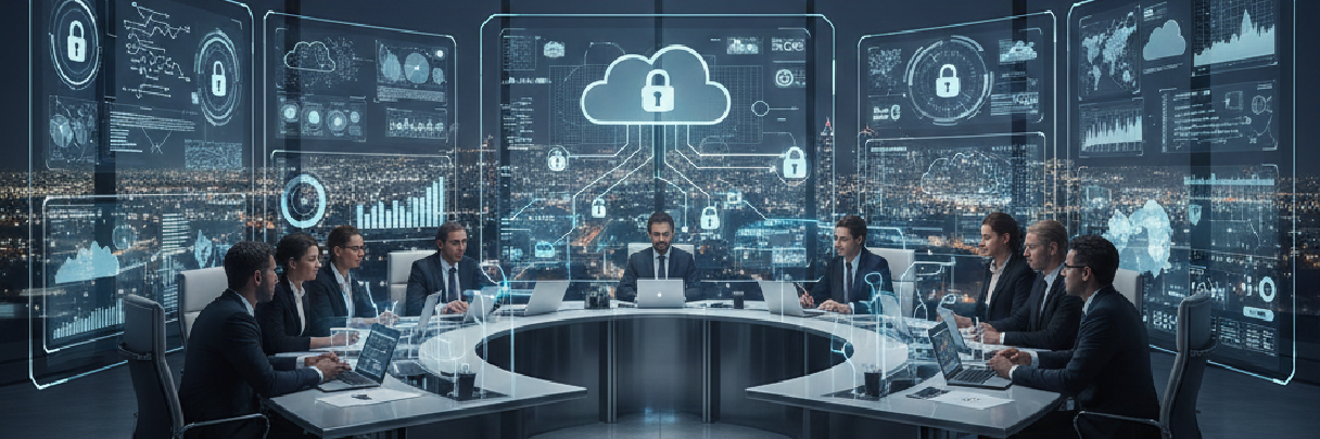 Secure enterprise AI assistant with encrypted operations dashboard