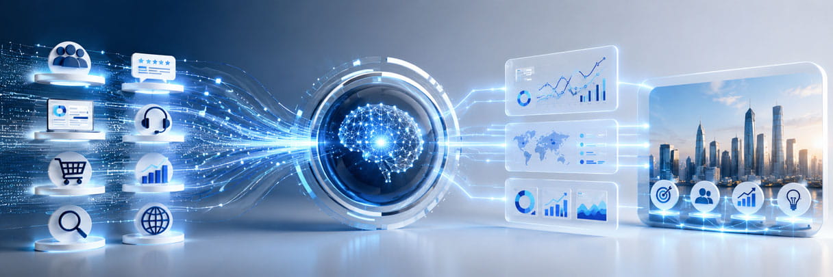 Automated market research workflow turning business data into B2B insights