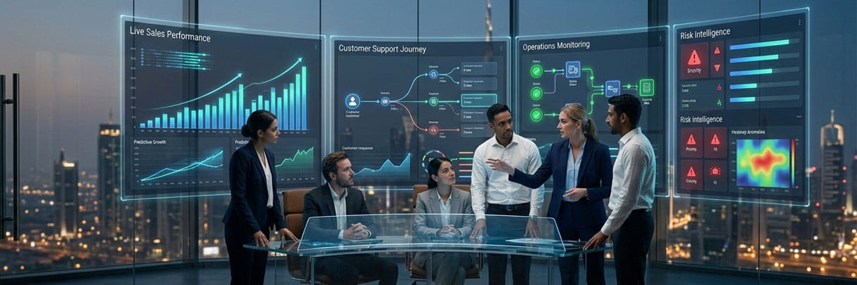 Real-time AI analytics dashboard