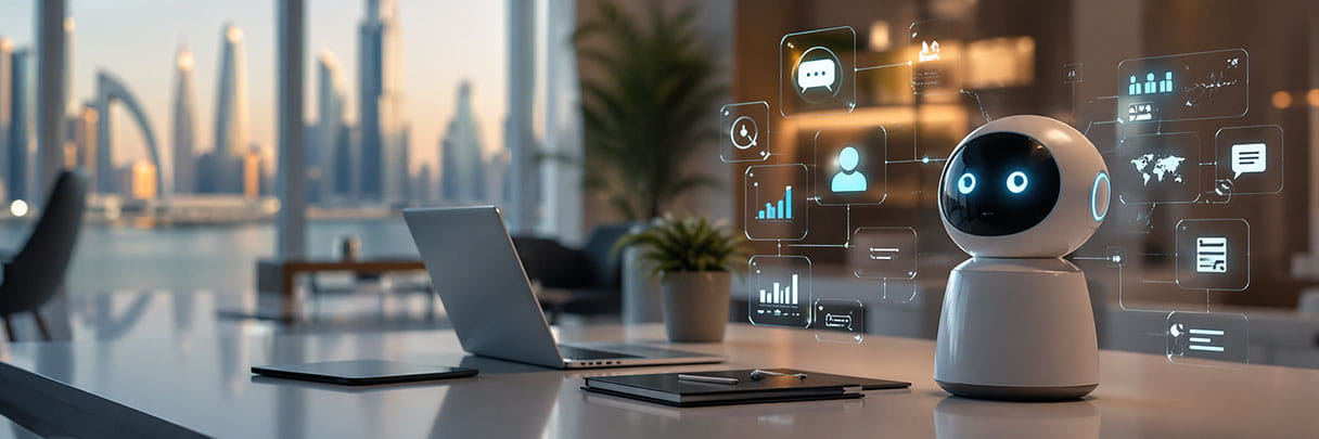 Enterprise AI Chatbot for Business in a Dubai Office